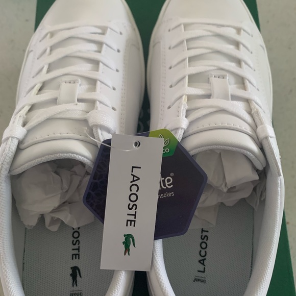 Brand New - Tags Lacoste Ladies White Sneakers - Picture 4 of 6